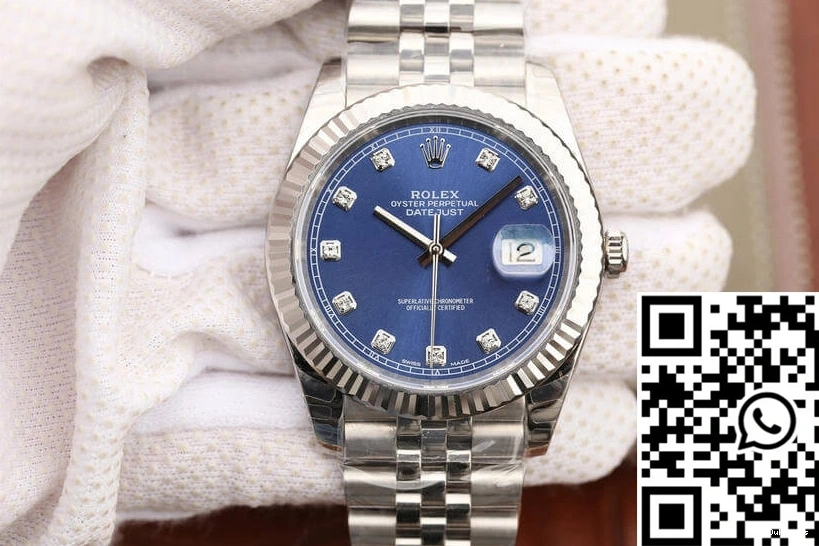 M126334-0016 Dial Blue Factory EW Rolex Datejust 0429